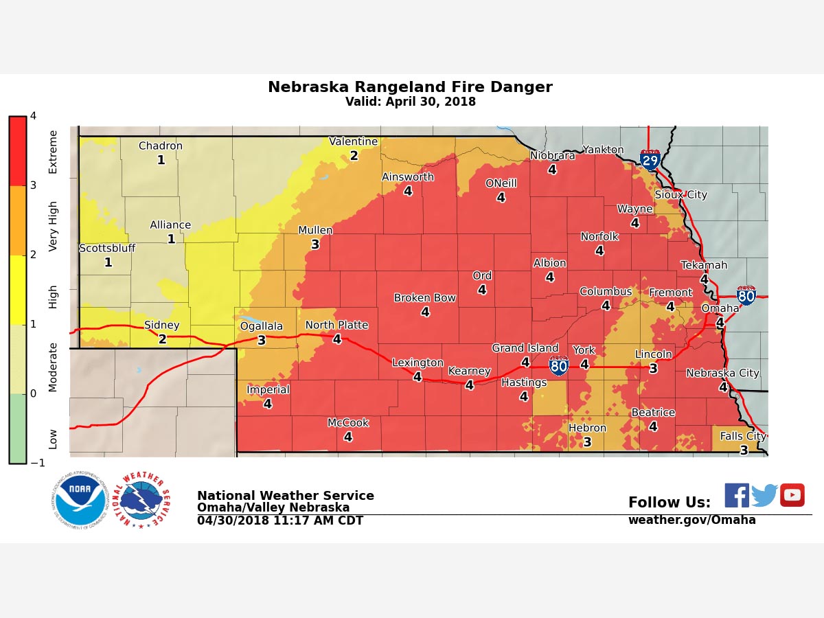 Weather Map Of Nebraska Draw A Topographic Map